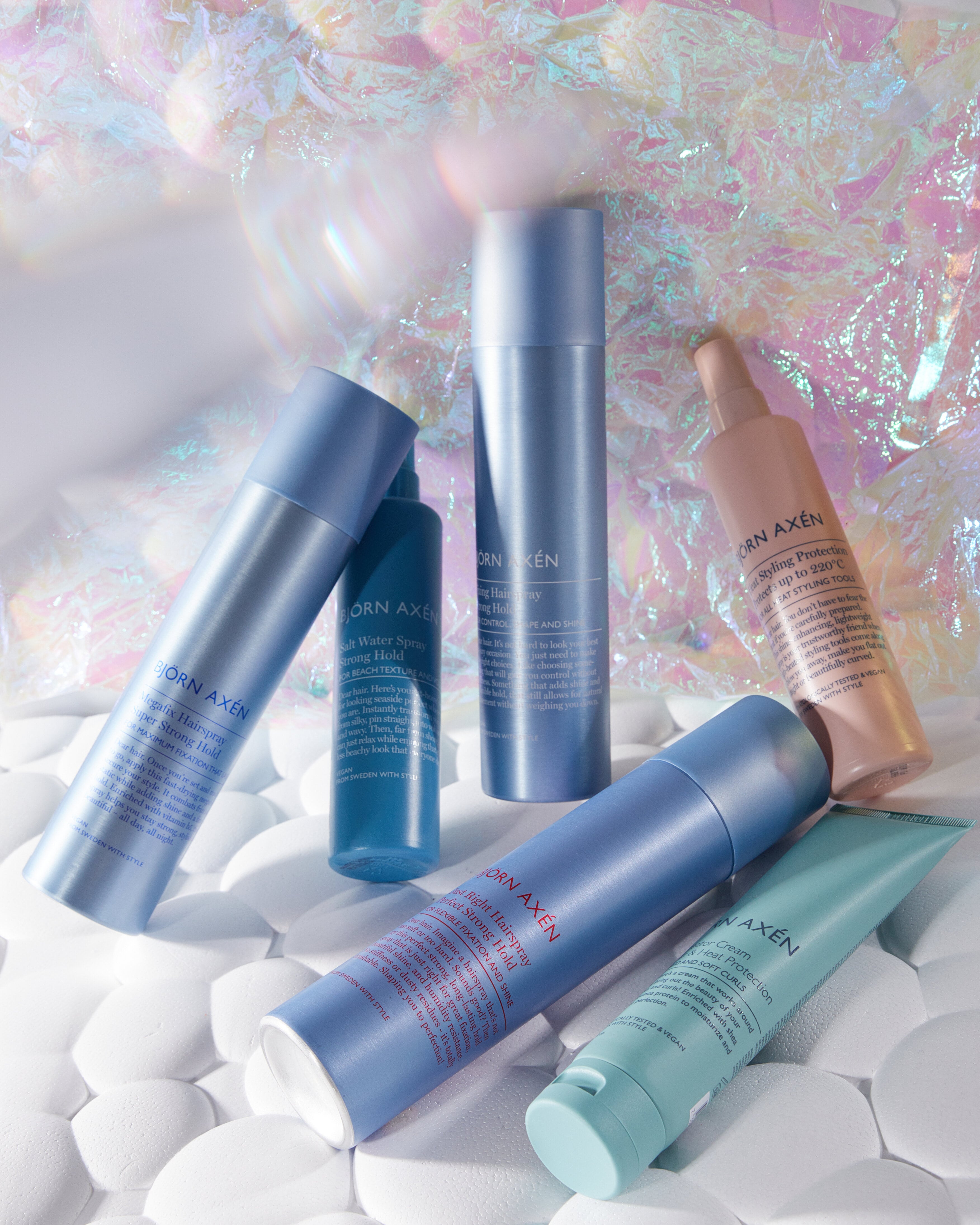 Лак для волосся легкої фіксації Björn Axén Fixing Hairspray Strong Hold for Control, Shape and Shine